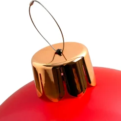 Grande boule de Noël gonflable (D45 cm) Rouge