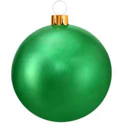 Grande boule de Noël gonflable (D65 cm) Vert