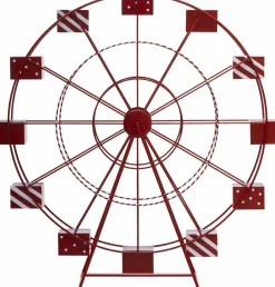 Grande roue en métal Géante (H170 cm) Fête foraine Rouge