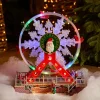 Grande roue lumineuse et musicale Merry Christmas