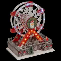 Grande roue musicale et animée (H28 cm) Christmas Multicolore