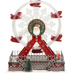 Grande roue musicale et animée (H28 cm) Christmas Multicolore
