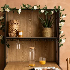 Guirlande artificielle rose (230 cm) Naki Blanche