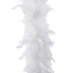Guirlande Boa en plumes (184 cm) Douceur Blanc