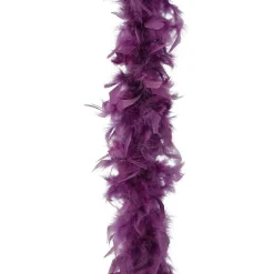 Guirlande Boa en plumes (184 cm) Deluxe Figue