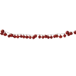 Guirlande déco (1,20 m) Clochettes de montagne Rouge