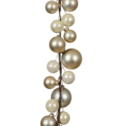 Guirlande de Noël (180 cm) Boules de Noël Perle