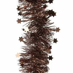 Guirlande de Noël (D9 cm) étoilée Alpine Brun café