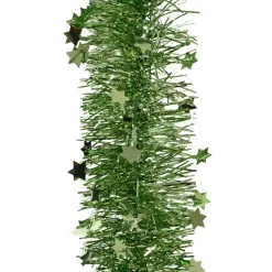 Guirlande de Noël (D9 cm) étoilée Alpine Thé vert