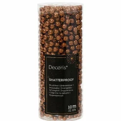 Guirlande de perle (10 m) Alpine Brun café