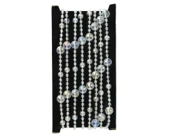 Guirlande de perles (270 cm) Ice Christmas Transparent