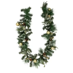 Guirlande de sapin (200 cm) Feuilles d'eucalyptus Vert