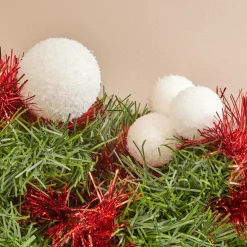 Guirlande de sapin (270 cm) Festivités Rouge et Verte