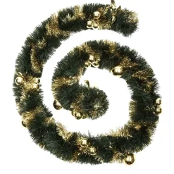 Guirlande de sapin fine (270 cm) Festivités de Noël Or