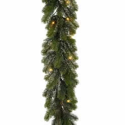 Guirlande de sapin lumineuse 35 LED (180 cm) Winnipeg Vert et Blanc chaud