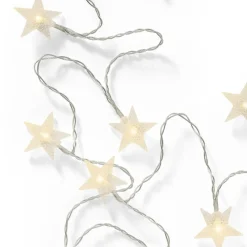 Guirlande lumineuse 24 LED (4,6 m) Étoiles filantes Blanc chaud