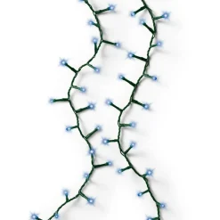 Guirlande lumineuse 16 m 750 LED câble vert Luxe Bleu