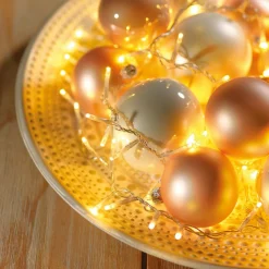 Guirlande lumineuse 45 m 2000 LED câble transparent Luxe Blanc chaud