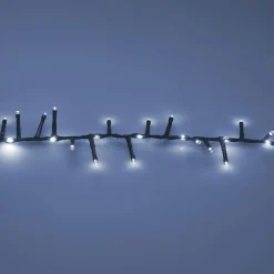 Guirlande lumineuse 15 m 1060 LED câble noir Boa effet cascade Blanc froid