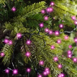 Guirlande lumineuse 16 m 750 LED câble vert Luxe Rose