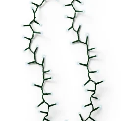 Guirlande lumineuse 45 m 2000 LED câble vert Luxe Blanc froid