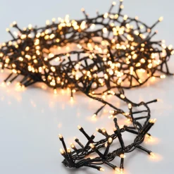 Guirlande lumineuse 16 m 750 LED câble vert Luxe Blanc chaud