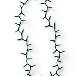 Guirlande lumineuse 7,50 m 350 LED câble vert Luxe Blanc froid