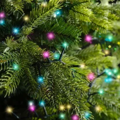 Guirlande lumineuse 22,5 m 1000 LED câble vert Luxe Multicolore pastel