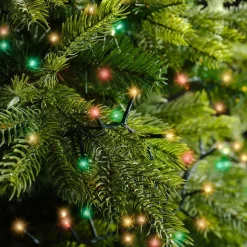 Guirlande lumineuse 16 m 750 LED câble vert Luxe Tricolore Vert/Rouge/Blanc