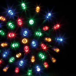 Guirlande lumineuse 30 m 300 LED câble vert Timer Multicolore