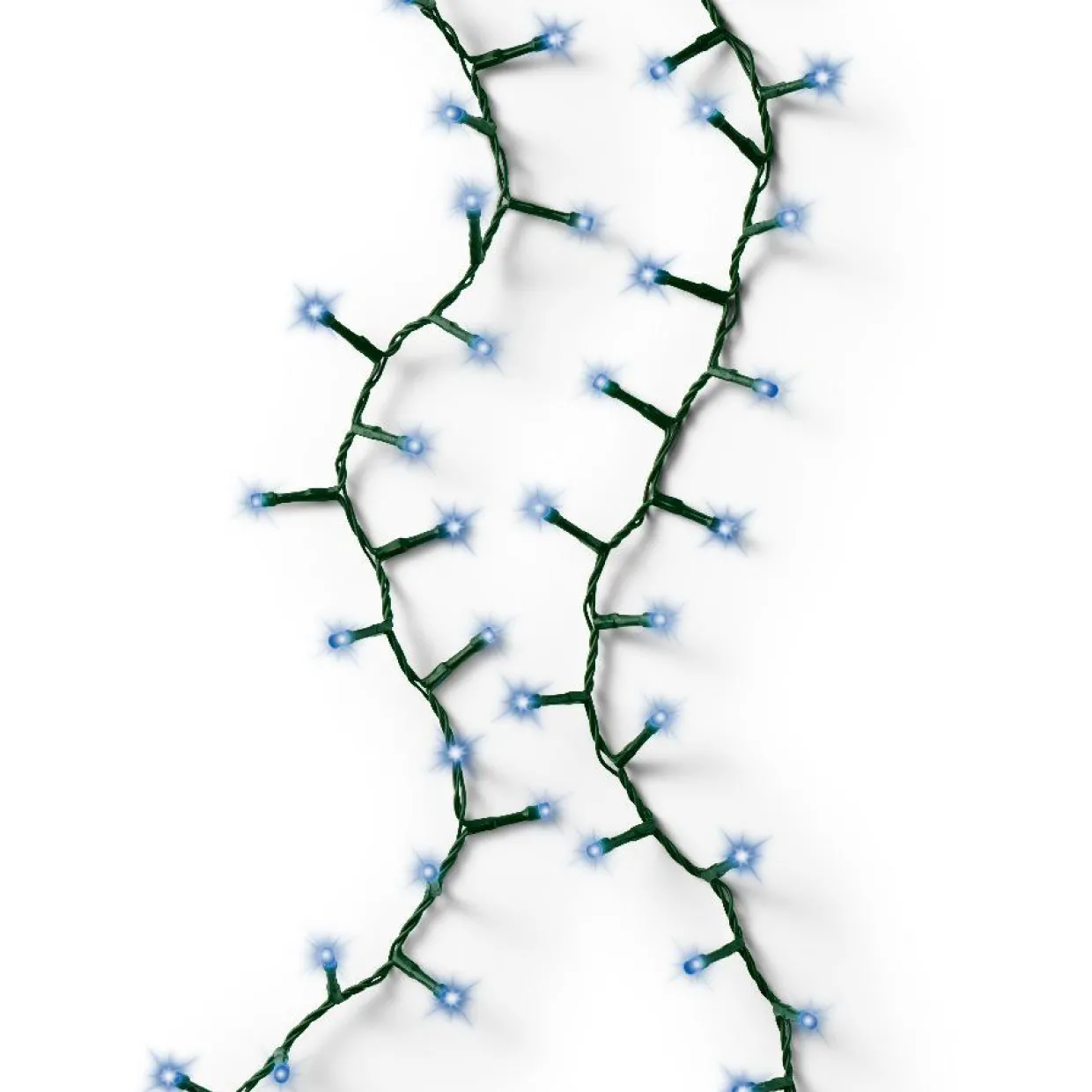 Guirlande lumineuse 22,5 m 1000 LED câble vert Luxe Bleu