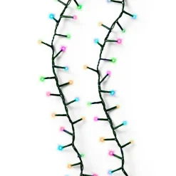 Guirlande lumineuse 34 m 1500 LED câble vert Luxe Multicolore pastel
