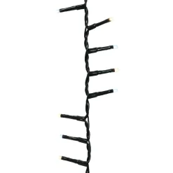 Guirlande lumineuse 16 m 750 LED câble vert Luxe Bicolore Blanc chaud et froid