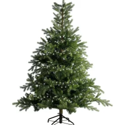 Guirlande lumineuse 16 m 750 LED câble vert Luxe Bicolore Blanc chaud et froid