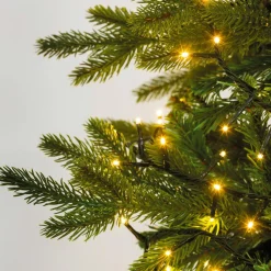 Guirlande lumineuse 18 m 1440 Micro LED câble noir Luxe Blanc chaud