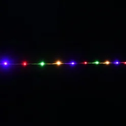 Guirlande lumineuse 10 m 100 Micro LED câble transparent Super brillante Multicolore