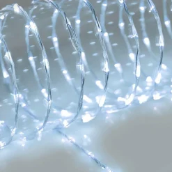 Guirlande lumineuse 36 m 1200 Micro LED câble transparent Extra Blanc froid