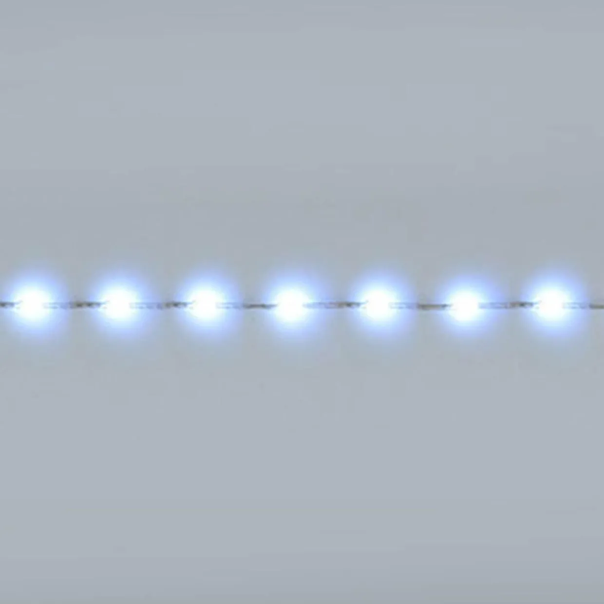 Guirlande lumineuse 36 m 1200 Micro LED câble transparent Extra Blanc froid