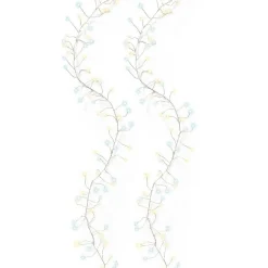 Guirlande lumineuse 6 m 480 Micro LED câble argent Luxe bicolore Blanc chaud et froid