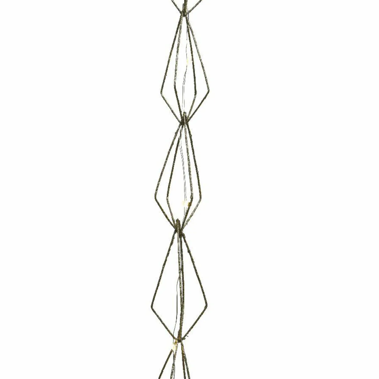 Guirlande lumineuse déco à piles 1,9 m Diamanti Blanc chaud