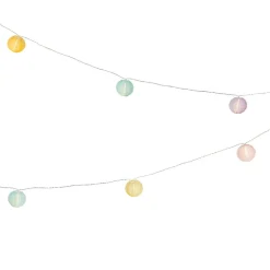 Guirlande lumineuse extérieure à piles 20 LED (9,5 m) Lanternes chinoises Multicolore