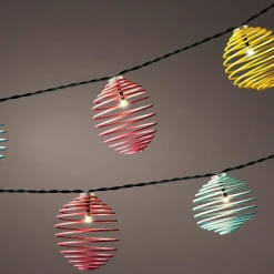 Guirlande lumineuse solaire 2,7 m 10 LED Rainbow Multicolore