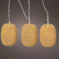 Guirlande lumineuse solaire 4,5 m 10 LED (H28 cm) Balista Naturel