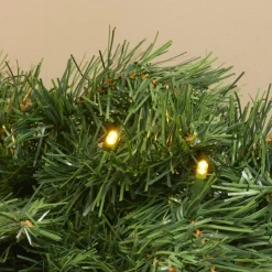 Guirlande sapin lumineuse (300 cm - D25) Royal Vert et blanc chaud