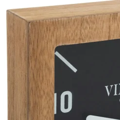 Horloge à poser en bois (H23 cm) Silence Vintage