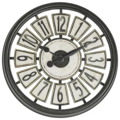 Horloge murale (D39 cm) Davy Noir