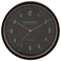 Horloge murale en métal (D29 cm) Sven Noir