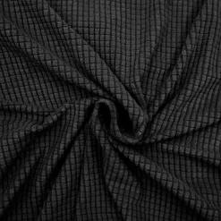 Housse de canapé extensible effet gaufré (225 x 245 cm) Sacha Noir