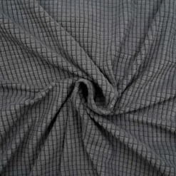Housse de canapé extensible effet gaufré (225 x 245 cm) Sacha Gris anthracite