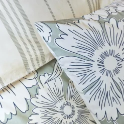 Housse de couette coton (140 x 200 cm) Lara Vert